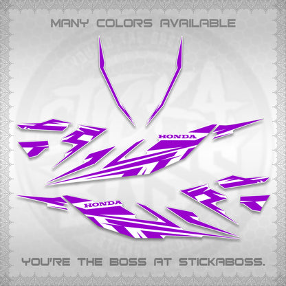 CLICK 125 V4 FOR WHITE DECALS (2026 MINIMAL 001 DESIGN) STICKER DECALS By STICKABOSS