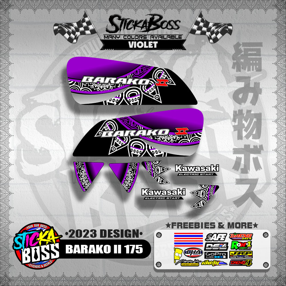 BARAKO ll 175 DECALS ( 2023 DESIGN )【WITH FREEBIES】