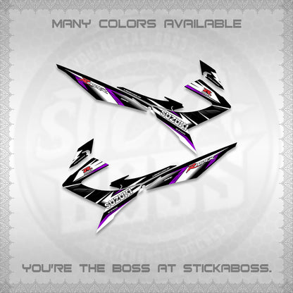 RAIDER 150 REBORN CARB DECALS (S-1 RACING) STICKER DECALS BY STICKABOSS