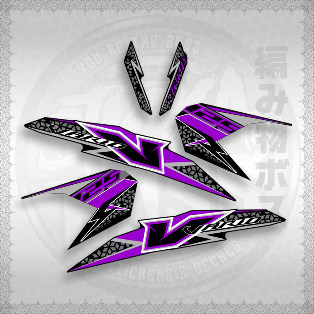 CLICK 125 V3 MALAY / INDO CONCEPT (CV3STSTVAA29) By STICKABOSS (SOFIE LAMINATED WATERPROOF)