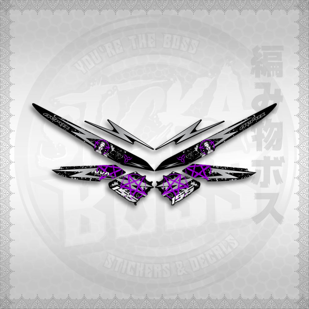 STICKER DECALS for AEROX 155 V1 MALAYSIAN (AV1STLASA) By STICKABOSS (SOFIE LAMINATED WATERPROOF)