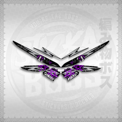 STICKER DECALS for AEROX 155 V1 MALAYSIAN (AV1STLASA) By STICKABOSS (SOFIE LAMINATED WATERPROOF)