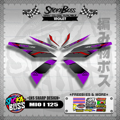 MIO I 125 DECALS ( LNS SHARP DESIGN )【WITH FREEBIES】