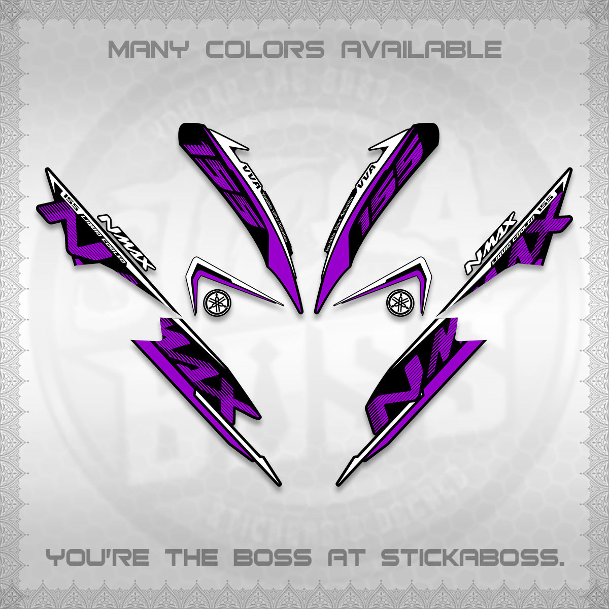 NMAX V1 THAI DECALS (2020 DESIGN) STICKER DECALS By STICKABOSS