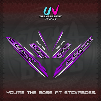 CLICK 125 V3 INDO UV TRANSPARENT DECALS (2024 SV 13-A2 STYLE) STICKER KITS By STICKABOSS