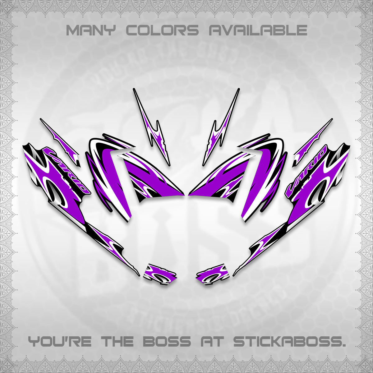 CLICK 125 V4 VARIO STRIPING DECALS (2026 NEW LED DESIGN) STICKER DECALS By STICKABOSS