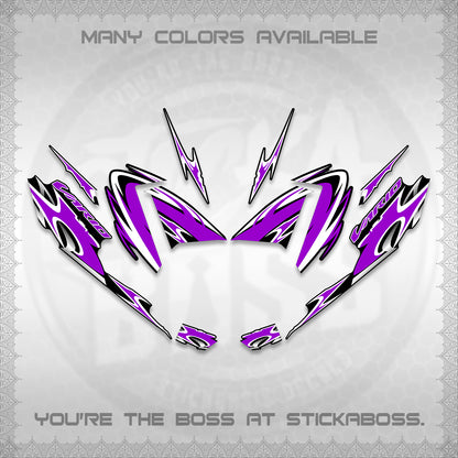 CLICK 125 V4 VARIO STRIPING DECALS (2026 NEW LED DESIGN) STICKER DECALS By STICKABOSS