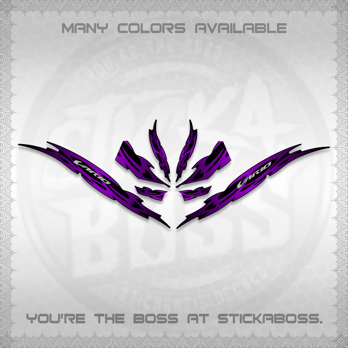 CLICK 125 V3 INDO VARIO DECALS (2026 NUSANTARA STRIPING) STICKER DECALS By STICKABOSS