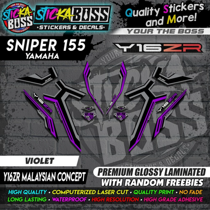 SNIPER 155 STOCK DECALS 【 Y16ZR MALAYSIAN CONCEPT 】