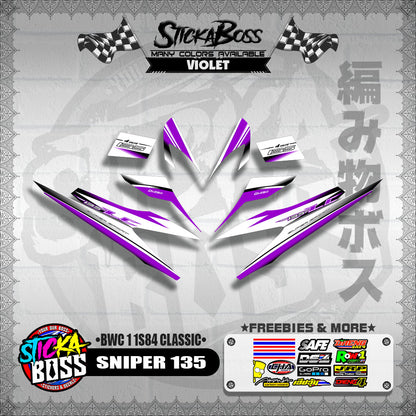 SNIPER 135 DECALS ( BWC 1 1S84 CLASSIC )【WITH FREEBIES】