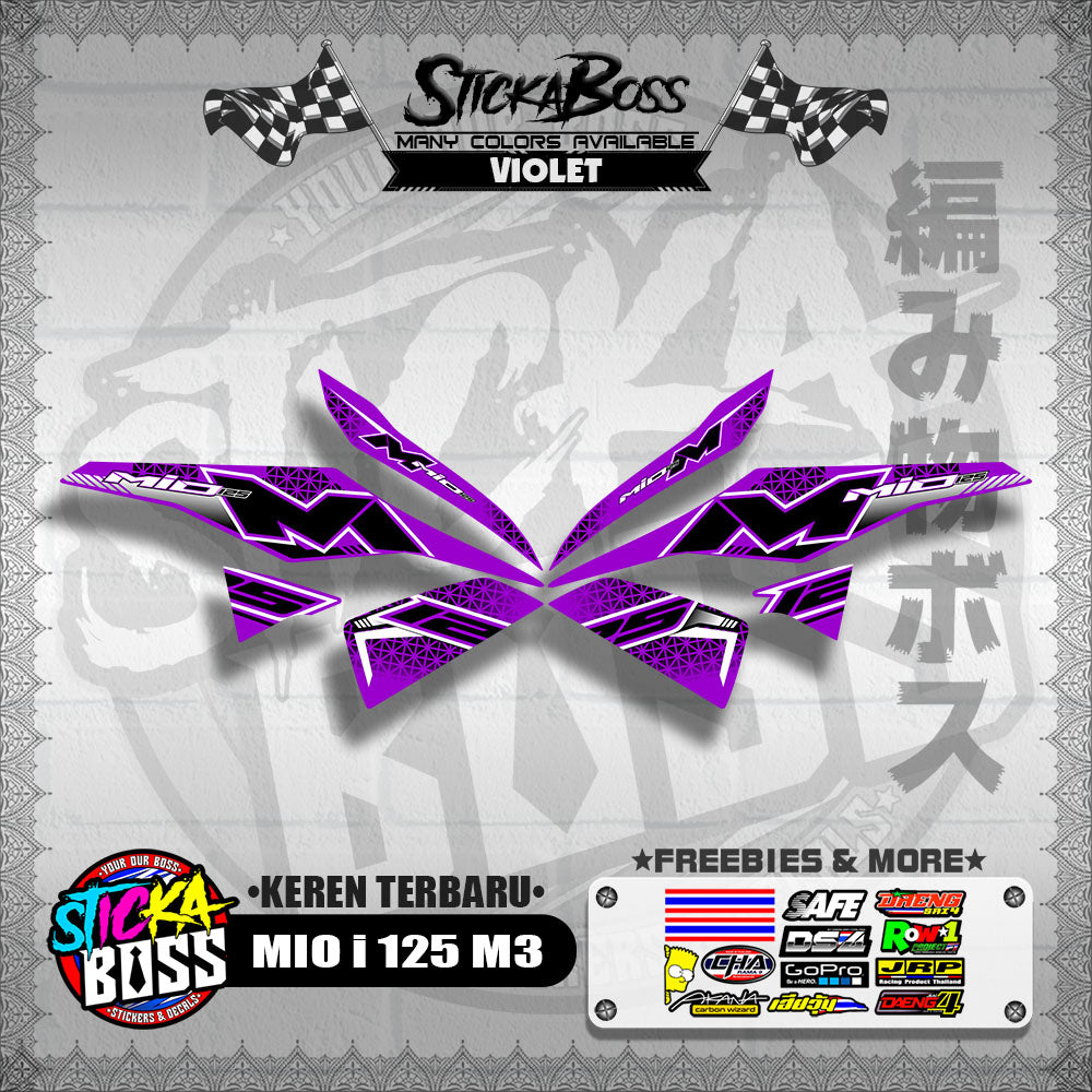 MIO i 125 M3 DECALS ( KEREN TERBARU )【WITH FREEBIES】