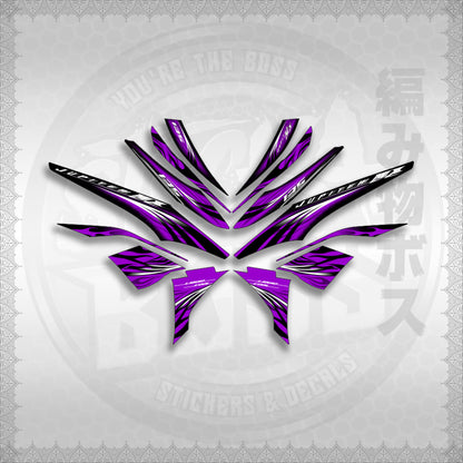 STICKER DECALS for SNIPER 135 MX JUPITER (S13509FICUBO)By STICKABOSS (SOFIE LAMINATED WATERPROOF)