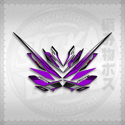 STICKER DECALS for RAIDER 150 FI THAI (RFISATH03DE) By STICKABOSS (SOFIE LAMINATED WATERPROOF)