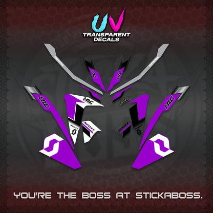 CLICK V2 UV TRANSPARENT DECALS (SCOTTxHRC DESIGN)STICKER KITS By STICKABOSS