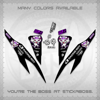 CLICK V2 DECALS (2026 RACE ZOMBIE DESIGN)STICKER DECALS By STICKABOSS