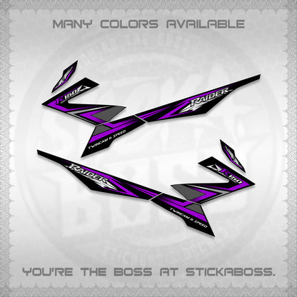 RAIDER 150 FI DECALS (TH CODE 1) STICKER DECALS BY STICKABOSS