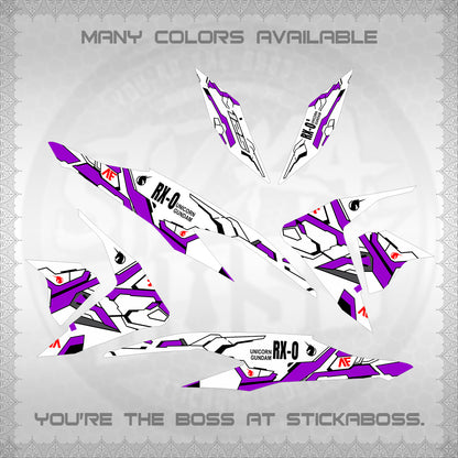 CLICK V2 FOR WHITE VARIO DECALS (RX-O UNICORN GD)STICKER DECALS By STICKABOSS