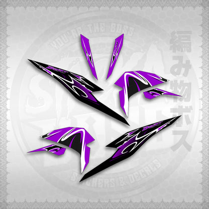 STICKER DECALS for BEAT FI V3 (BV325LENEMOHO) By STICKABOSS (SOFIE LAMINATED WATERPROOF)