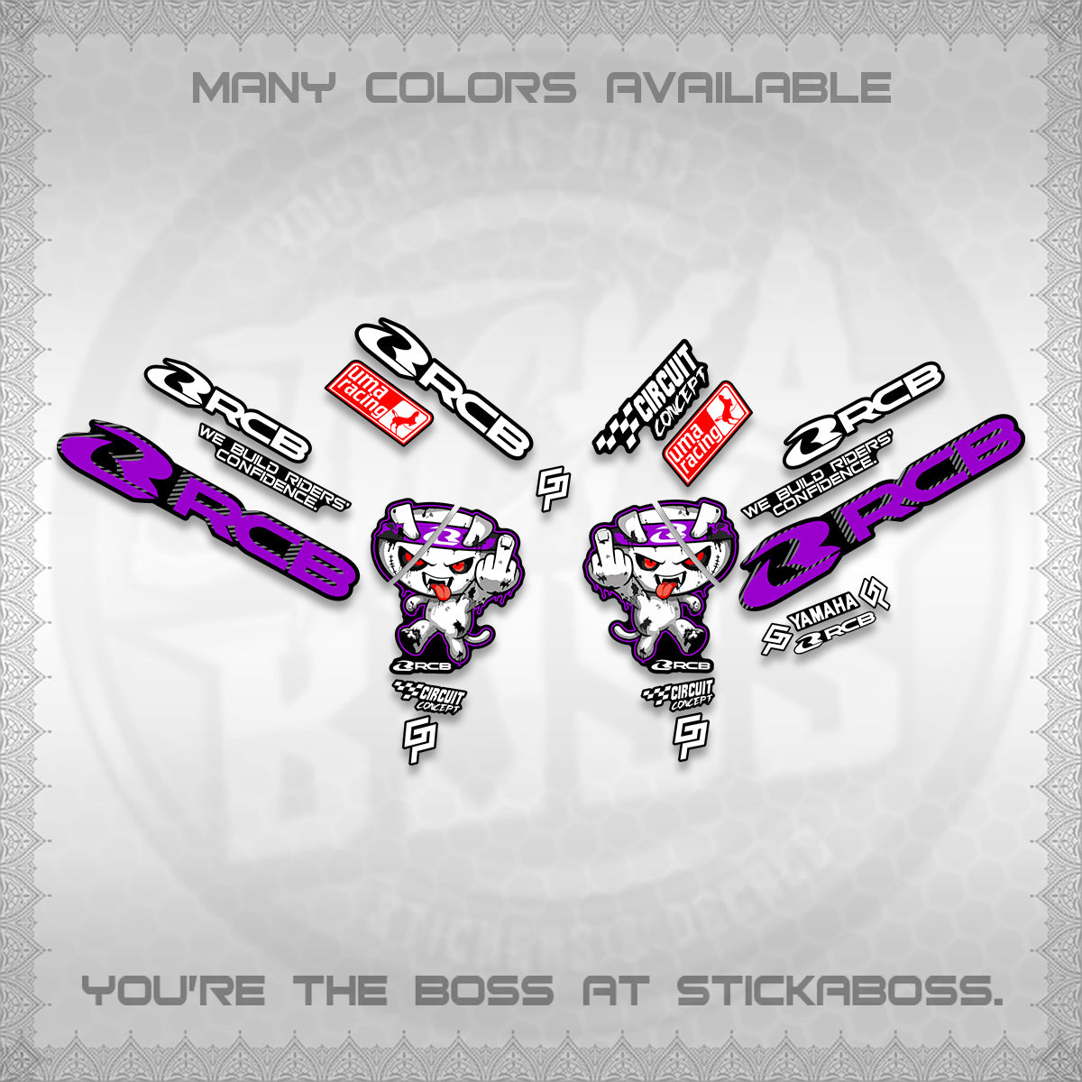 AEROX V2 DECALS (2026 RACE ZOMBIE DESIGN) STICKER DECALS By STICKABOSS
