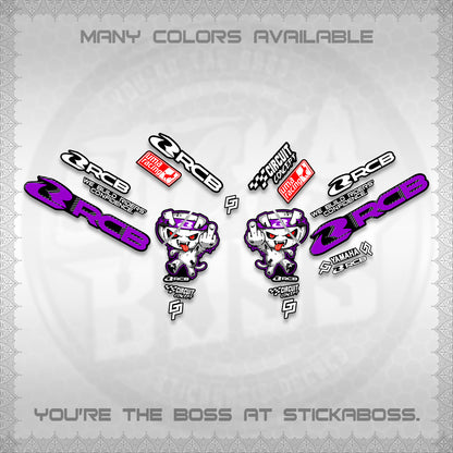 AEROX V2 DECALS (2026 RACE ZOMBIE DESIGN) STICKER DECALS By STICKABOSS