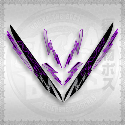 AEROX 155 V1 INDO-MALAY CONCEPT ( NVX ALPHA x OMEGA ) STICKER DECALS By STICKABOSS