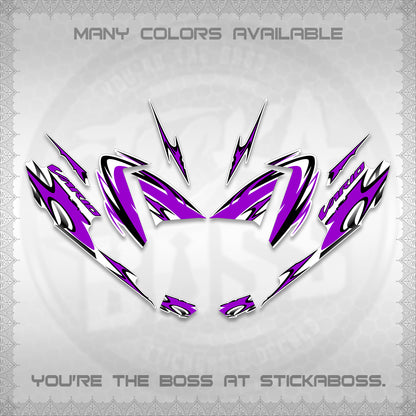 CLICK 125 V4 VARIO STRIPING FOR WHITE DECALS (2026 NEW LED DESIGN) STICKER DECALS By STICKABOSS
