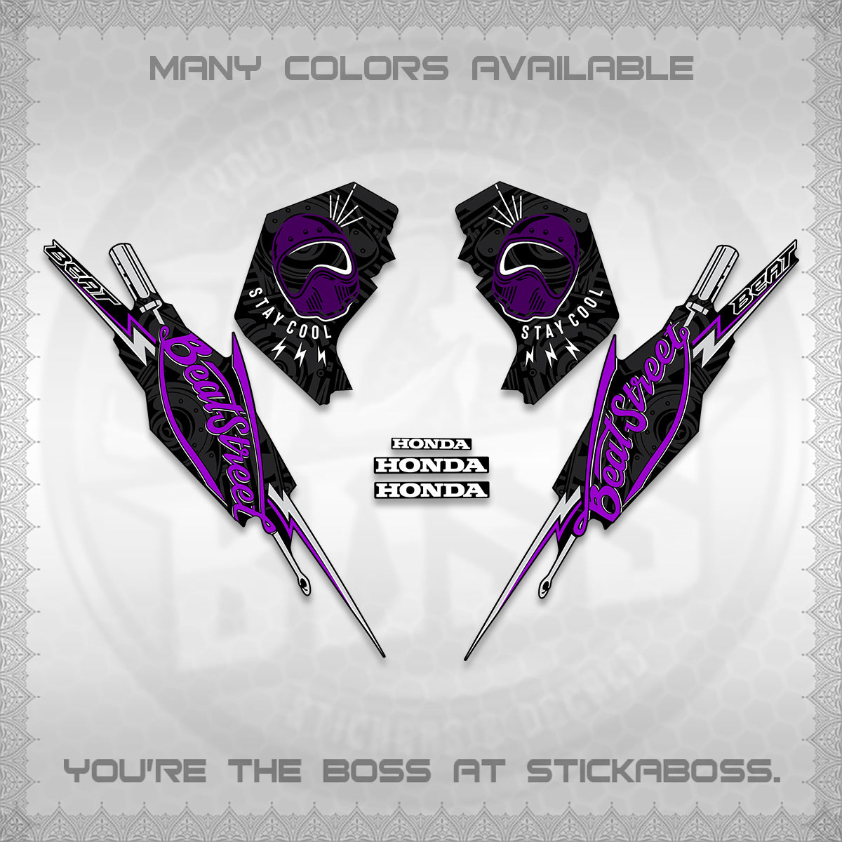 BEAT FI V2 DECALS (2026 BEATSTREET DESIGN) STICKER KITS BY STICKABOSS