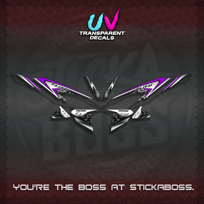 CLICK V2 UV TRANSPARENT DECALS (125-150 TRIBAL VIETNAM)STICKER DECALS By STICKABOSS
