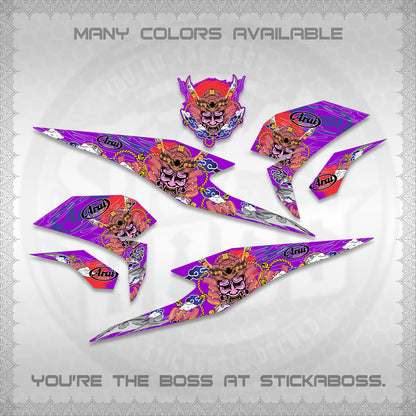 BEAT FI INDO DECALS (2026 NEW SAMURAI MOTIF) STICKER KITS BY STICKABOSS