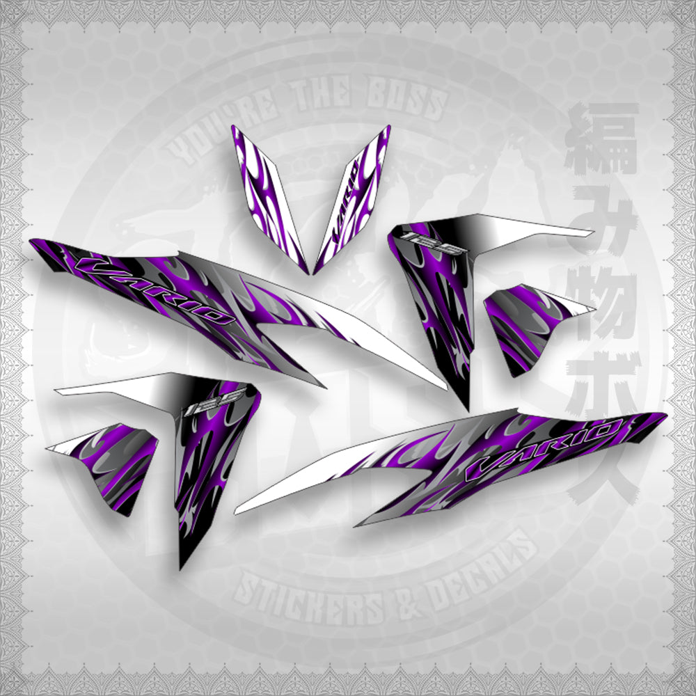 CLICK 125 V2 INDO CONCEPT ( VARIO VALINO ) STICKER DECALS By STICKABOSS