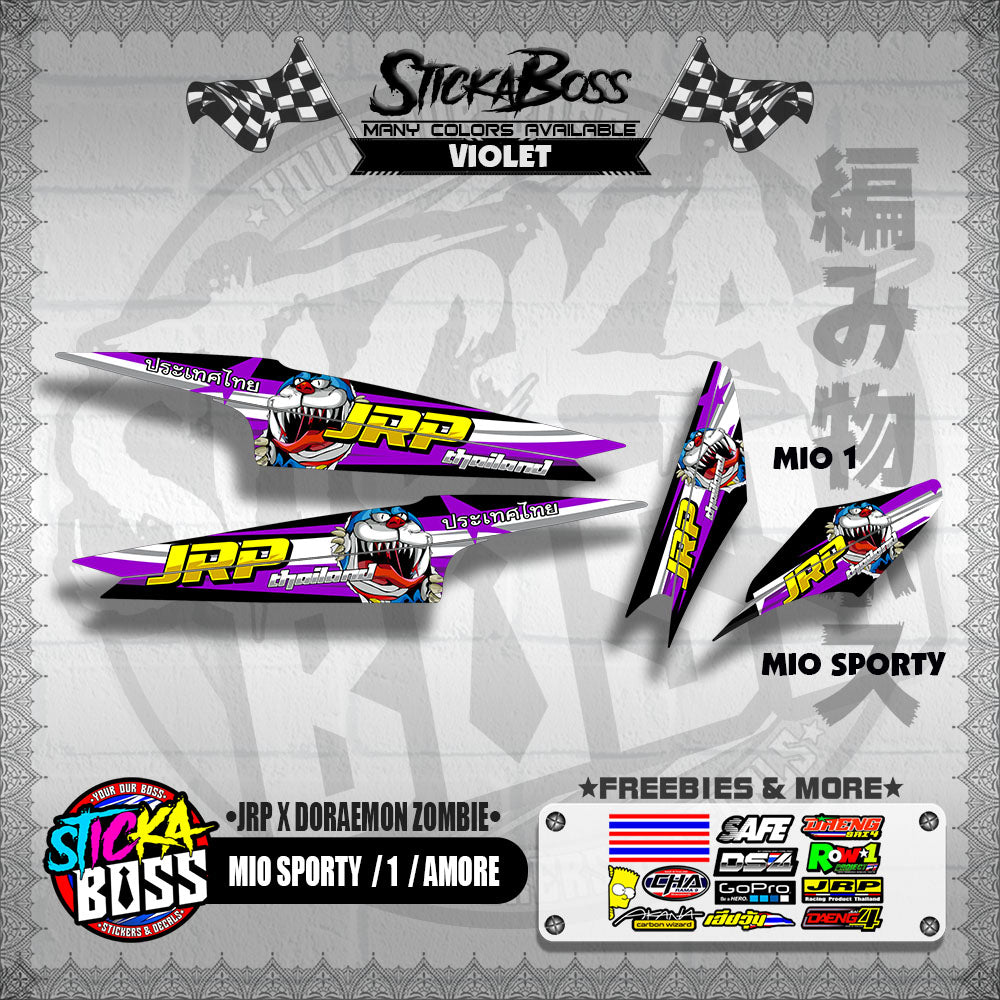 MIO SPORTY / 1 / AMORE DECALS ( JRP X DORAEMON ZOMBIE )【WITH FREEBIES】