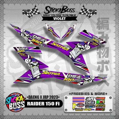 RAIDER 150 Fi DECALS ( DAENG x JRP 2023 )【WITH FREEBIES】