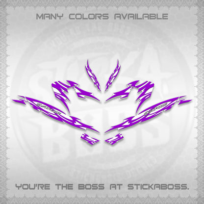 CLICK 125 V4 INDO VARIO FOR WHITE DECALS (2026 NUSANTARA STRIPING) STICKER DECALS By STICKABOSS