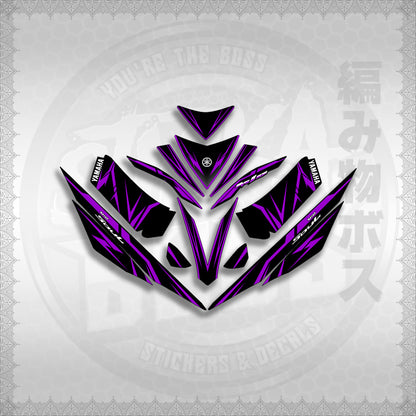 STICKER DECALS for MIO 4 (MIRGADE) By STICKABOSS (SOFIE LAMINATED WATERPROOF)