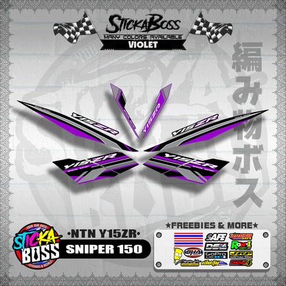 SNIPER 150 DECALS ( NTN Y15ZR )【WITH FREEBIES】