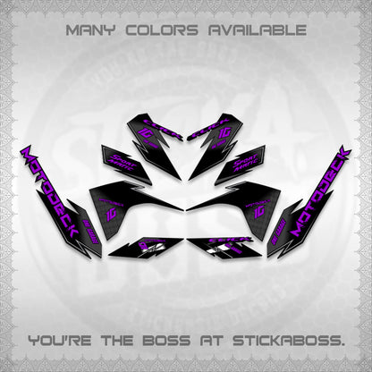 CLICK V3 DECALS (ONE GARAGE INSPIRED)STICKER DECALS BY STICKABOSS
