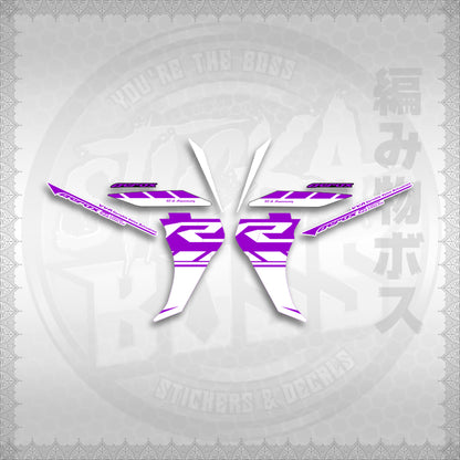 STICKER DECALS for AEROX 155 V2 THAI FOR WHITE (AV2R1IN) By STICKABOSS (SOFIE LAMINATED WATERPROOF)