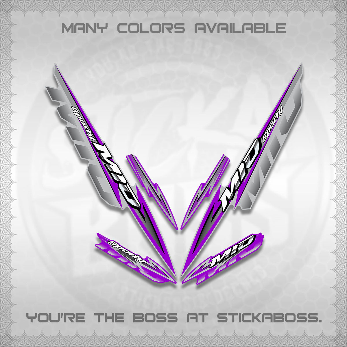 MIO 1 STRIPING DECALS (2026 MS 952) STICKER DECALS By STICKABOSS