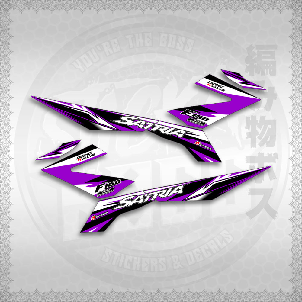 STICKER DECALS for RAIDER 150 FI THAI (RFISATH02DE) By STICKABOSS (SOFIE LAMINATED WATERPROOF)