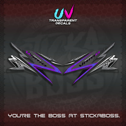 CLICK 125 V2  UV TRANSPARENT VARIO DECALS (2 TONE VIETNAM MOTIF 2026)STICKER DECALS By STICKABOSS