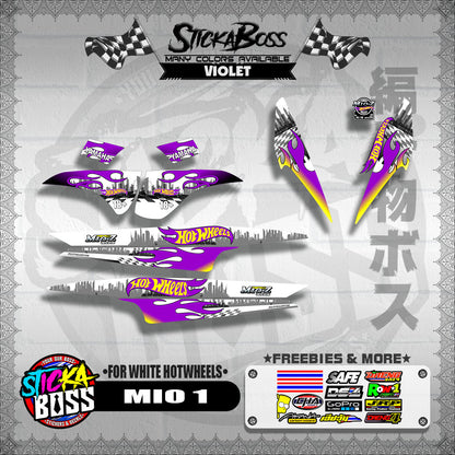 MIO 1 DECALS ( FOR WHITE HOTWHEELS )【WITH FREEBIES】