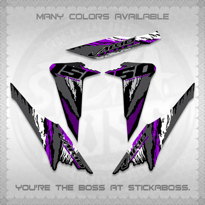 CLICK 150 V2 VARIO DECALS (2022 SPECIAL SPLASH DESIGN) STICKER KITS BY STICKABOSS