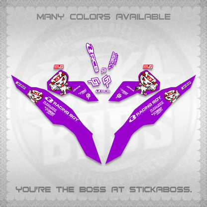 CLICK V3 DECALS (2026 RACE ZOMBIE DESIGN)STICKER DECALS By STICKABOSS