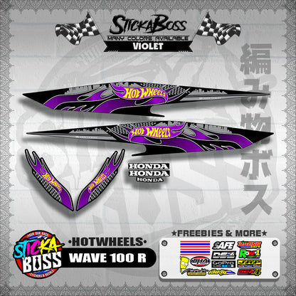 WAVE 100 R 2018 DECALS ( HOTWHEELS )【WITH FREEBIES】