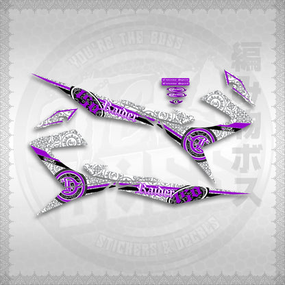 STICKER DECALS for RAIDER 150 REBORN CARB MALAYSIAN (RRCBARAST) By STICKABOSS (SOFIE LAMINATED )