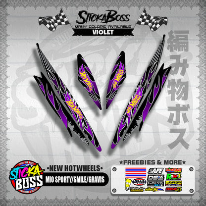 MIO SPORTY / SMILE / GRAVIS DECALS ( NEW HOTWHEELS )