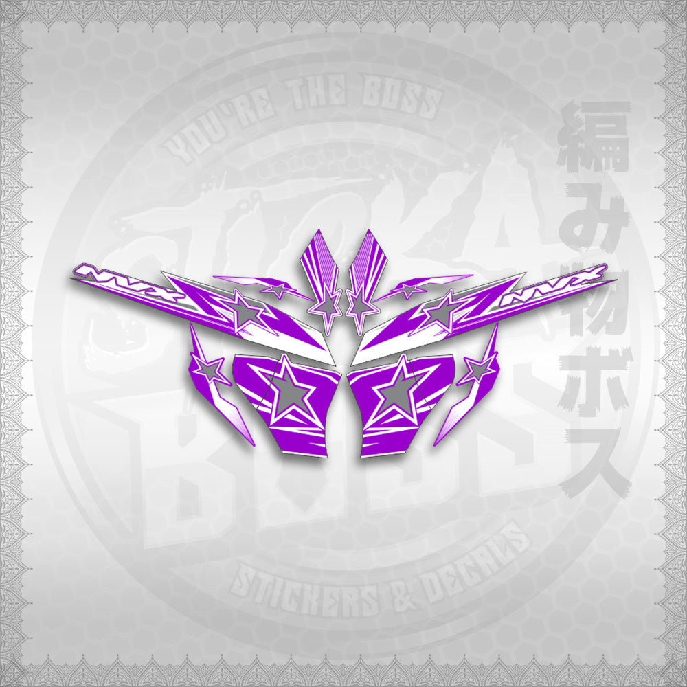 STICKER DECALS for AEROX 155 V2 FOR WHITE (AV220STAP) By STICKABOSS (SOFIE LAMINATED WATERPROOF)