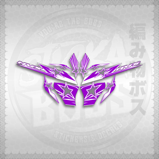 STICKER DECALS for AEROX 155 V2 FOR WHITE (AV220STAP) By STICKABOSS (SOFIE LAMINATED WATERPROOF)