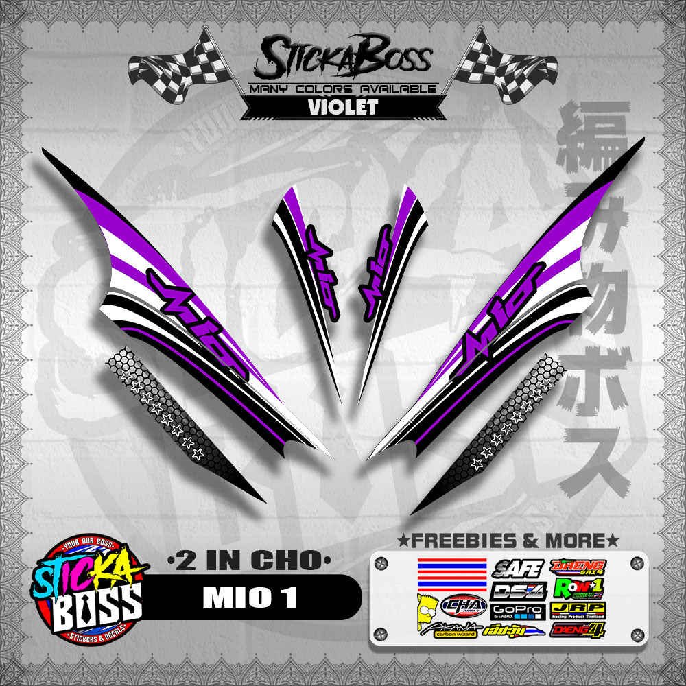 MIO 1 DECALS ( 2 IN CHO )【WITH FREEBIES】