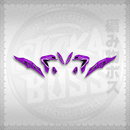 STICKER DECALS for CLICK 125 V3 (CV325LENEMOHO) By STICKABOSS (SOFIE LAMINATED WATERPROOF)